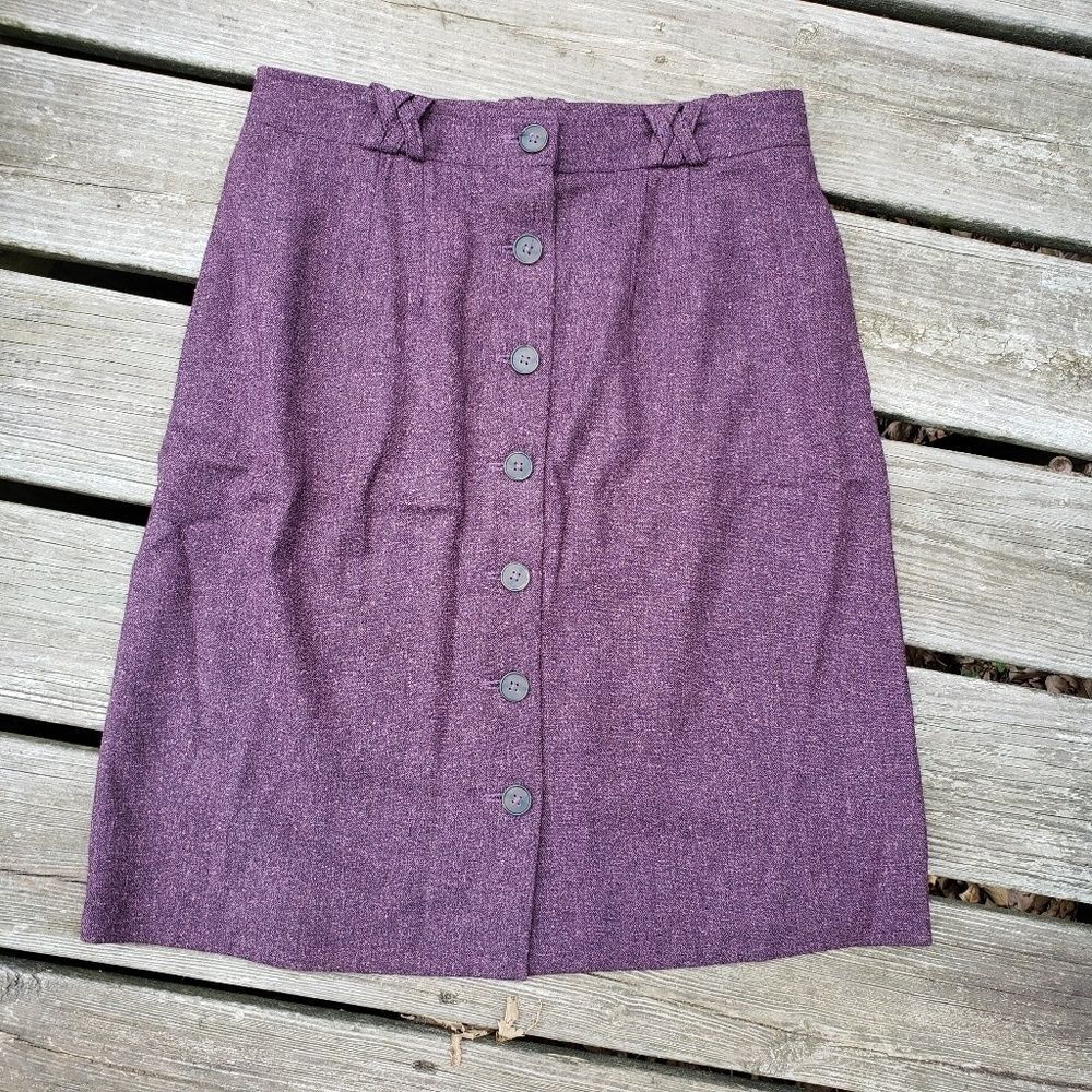 UK Style French Connection Plum Skirt Size 10